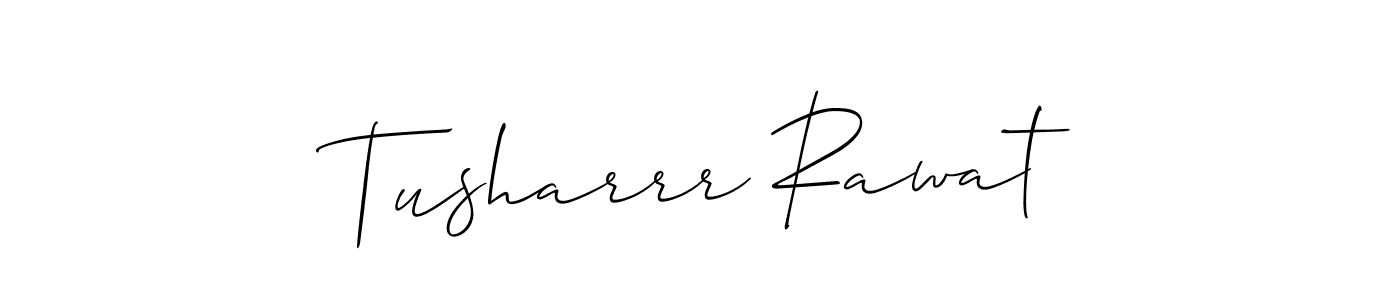 Also You can easily find your signature by using the search form. We will create Tusharrr Rawat name handwritten signature images for you free of cost using Allison_Script sign style. Tusharrr Rawat signature style 2 images and pictures png