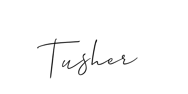 Once you've used our free online signature maker to create your best signature Allison_Script style, it's time to enjoy all of the benefits that Tusher name signing documents. Tusher signature style 2 images and pictures png