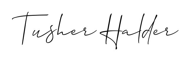 Also You can easily find your signature by using the search form. We will create Tusher Halder name handwritten signature images for you free of cost using Allison_Script sign style. Tusher Halder signature style 2 images and pictures png