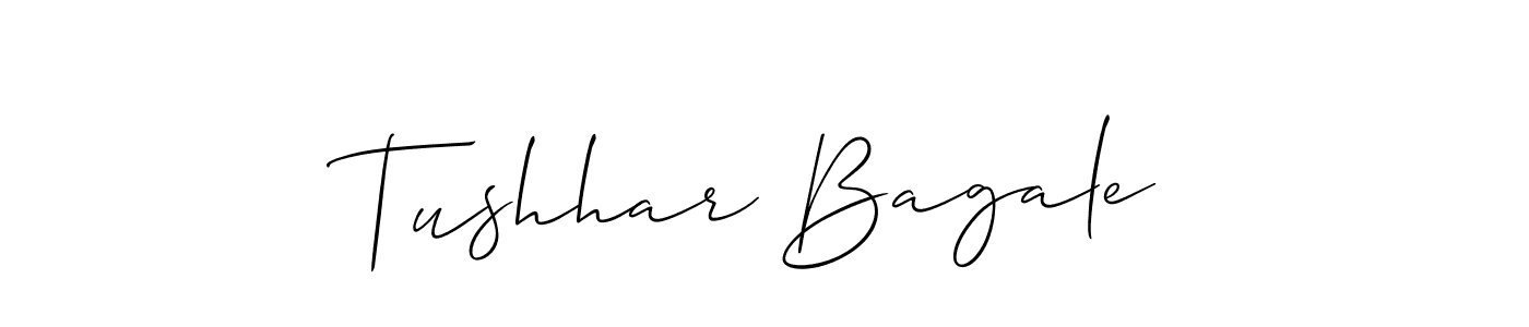 Once you've used our free online signature maker to create your best signature Allison_Script style, it's time to enjoy all of the benefits that Tushhar Bagale name signing documents. Tushhar Bagale signature style 2 images and pictures png