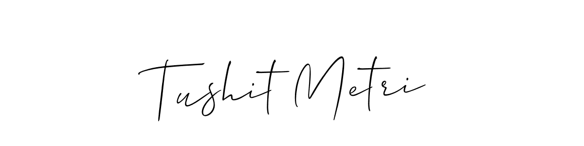 You can use this online signature creator to create a handwritten signature for the name Tushit Metri. This is the best online autograph maker. Tushit Metri signature style 2 images and pictures png