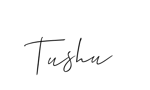 Tushu stylish signature style. Best Handwritten Sign (Allison_Script) for my name. Handwritten Signature Collection Ideas for my name Tushu. Tushu signature style 2 images and pictures png