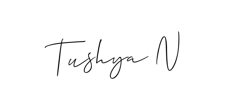Best and Professional Signature Style for Tushya N. Allison_Script Best Signature Style Collection. Tushya N signature style 2 images and pictures png