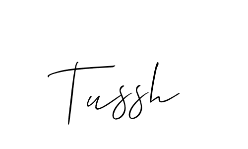 The best way (Allison_Script) to make a short signature is to pick only two or three words in your name. The name Tussh include a total of six letters. For converting this name. Tussh signature style 2 images and pictures png