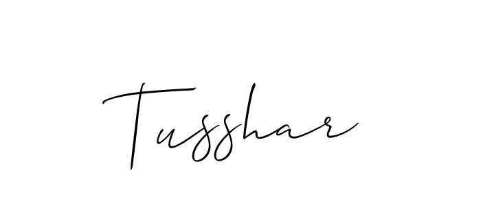 It looks lik you need a new signature style for name Tusshar. Design unique handwritten (Allison_Script) signature with our free signature maker in just a few clicks. Tusshar signature style 2 images and pictures png