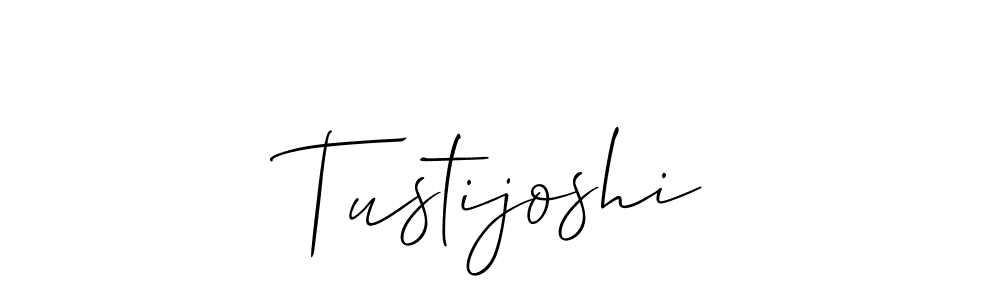 The best way (Allison_Script) to make a short signature is to pick only two or three words in your name. The name Tustijoshi include a total of six letters. For converting this name. Tustijoshi signature style 2 images and pictures png