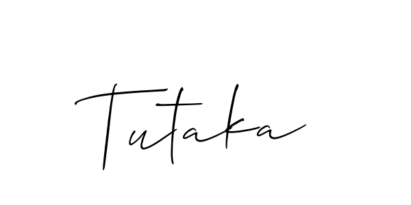 Similarly Allison_Script is the best handwritten signature design. Signature creator online .You can use it as an online autograph creator for name Tutaka. Tutaka signature style 2 images and pictures png