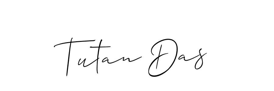 Once you've used our free online signature maker to create your best signature Allison_Script style, it's time to enjoy all of the benefits that Tutan Das name signing documents. Tutan Das signature style 2 images and pictures png