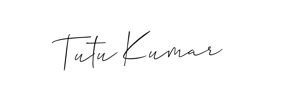 Make a short Tutu Kumar signature style. Manage your documents anywhere anytime using Allison_Script. Create and add eSignatures, submit forms, share and send files easily. Tutu Kumar signature style 2 images and pictures png