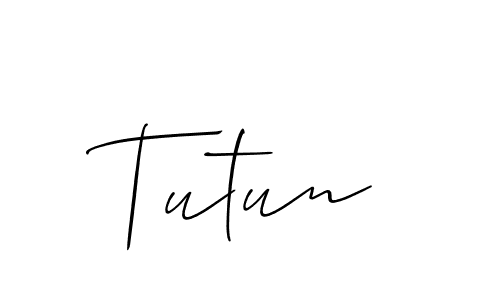 Check out images of Autograph of Tutun name. Actor Tutun Signature Style. Allison_Script is a professional sign style online. Tutun signature style 2 images and pictures png