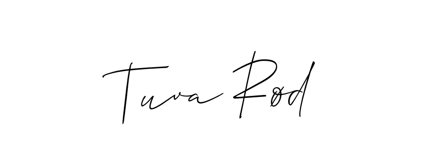 Similarly Allison_Script is the best handwritten signature design. Signature creator online .You can use it as an online autograph creator for name Tuva Rød. Tuva Rød signature style 2 images and pictures png