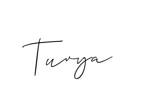 Make a beautiful signature design for name Tuvya. Use this online signature maker to create a handwritten signature for free. Tuvya signature style 2 images and pictures png