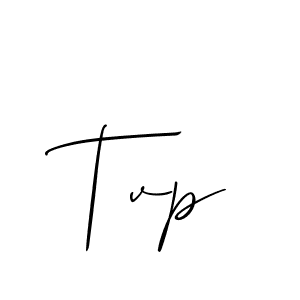 Similarly Allison_Script is the best handwritten signature design. Signature creator online .You can use it as an online autograph creator for name Tvp. Tvp signature style 2 images and pictures png