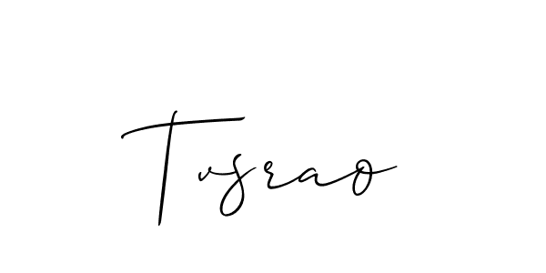 This is the best signature style for the Tvsrao name. Also you like these signature font (Allison_Script). Mix name signature. Tvsrao signature style 2 images and pictures png