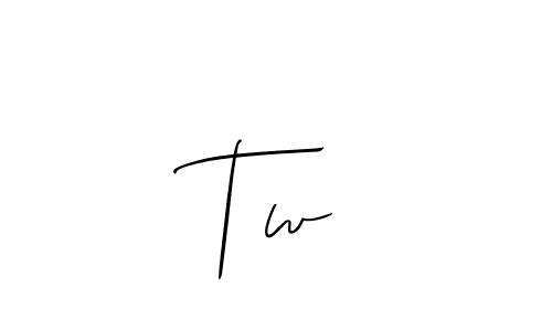 You can use this online signature creator to create a handwritten signature for the name Tw才. This is the best online autograph maker. Tw才 signature style 2 images and pictures png