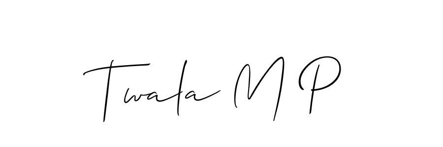 Best and Professional Signature Style for Twala M P. Allison_Script Best Signature Style Collection. Twala M P signature style 2 images and pictures png