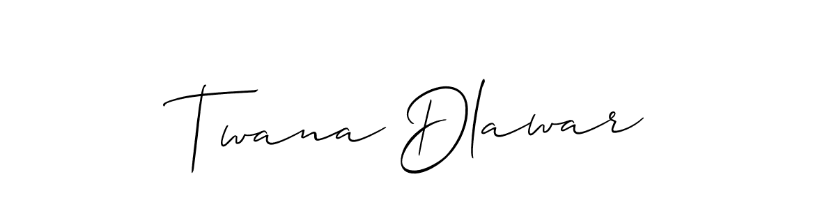 Allison_Script is a professional signature style that is perfect for those who want to add a touch of class to their signature. It is also a great choice for those who want to make their signature more unique. Get Twana Dlawar name to fancy signature for free. Twana Dlawar signature style 2 images and pictures png