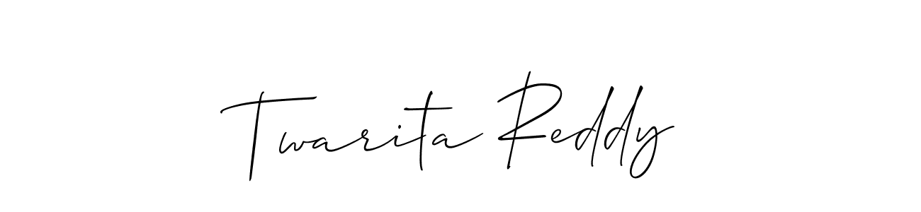 Make a beautiful signature design for name Twarita Reddy. Use this online signature maker to create a handwritten signature for free. Twarita Reddy signature style 2 images and pictures png
