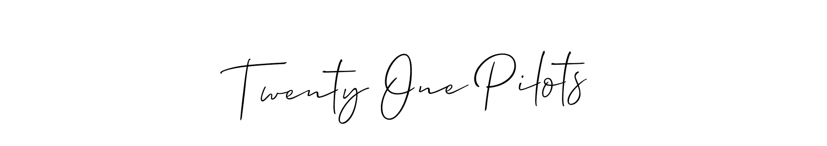 This is the best signature style for the Twenty One Pilots name. Also you like these signature font (Allison_Script). Mix name signature. Twenty One Pilots signature style 2 images and pictures png