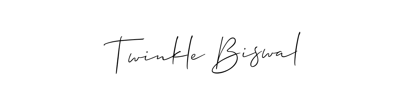 Also You can easily find your signature by using the search form. We will create Twinkle Biswal name handwritten signature images for you free of cost using Allison_Script sign style. Twinkle Biswal signature style 2 images and pictures png