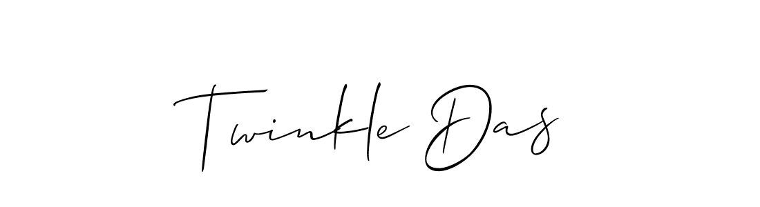 Make a beautiful signature design for name Twinkle Das. With this signature (Allison_Script) style, you can create a handwritten signature for free. Twinkle Das signature style 2 images and pictures png