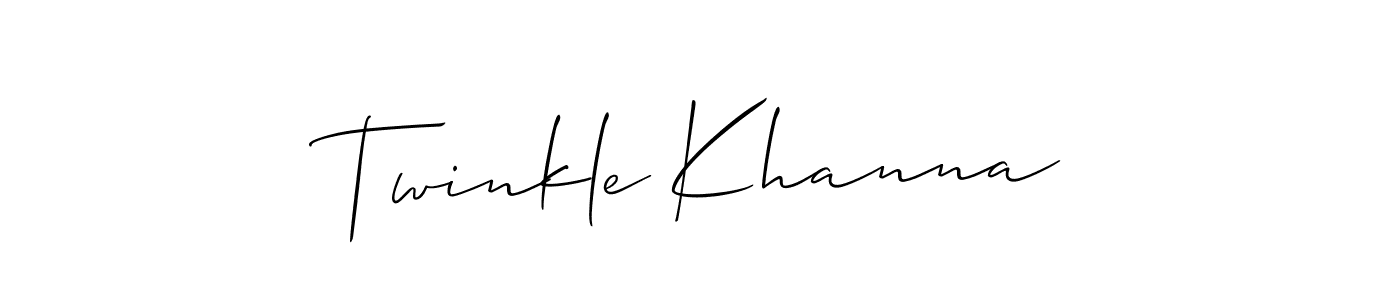 Make a beautiful signature design for name Twinkle Khanna. Use this online signature maker to create a handwritten signature for free. Twinkle Khanna signature style 2 images and pictures png