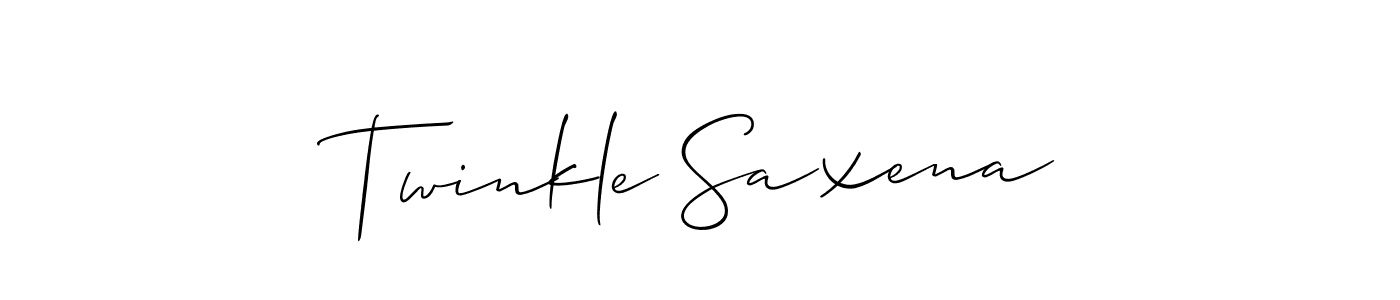 Make a beautiful signature design for name Twinkle Saxena. Use this online signature maker to create a handwritten signature for free. Twinkle Saxena signature style 2 images and pictures png