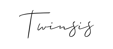 Make your name Twinsis memorable on every contract using Allison_Script autograph style. Instant transparent background export available. Twinsis signature style 2 images and pictures png