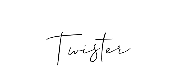 Best and Professional Signature Style for Twister. Allison_Script Best Signature Style Collection. Twister signature style 2 images and pictures png