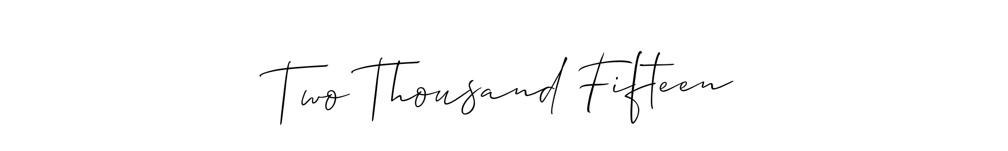 Best and Professional Signature Style for Two Thousand Fifteen. Allison_Script Best Signature Style Collection. Two Thousand Fifteen signature style 2 images and pictures png
