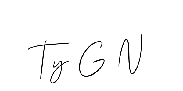 This is the best signature style for the Ty G N name. Also you like these signature font (Allison_Script). Mix name signature. Ty G N signature style 2 images and pictures png