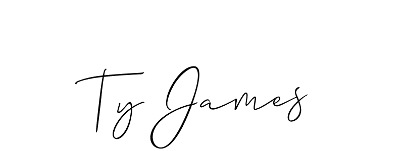 This is the best signature style for the Ty James name. Also you like these signature font (Allison_Script). Mix name signature. Ty James signature style 2 images and pictures png