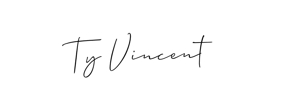 This is the best signature style for the Ty Vincent name. Also you like these signature font (Allison_Script). Mix name signature. Ty Vincent signature style 2 images and pictures png