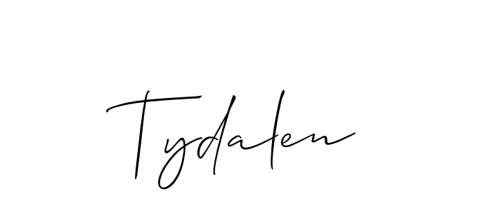 Check out images of Autograph of Tydalen name. Actor Tydalen Signature Style. Allison_Script is a professional sign style online. Tydalen signature style 2 images and pictures png