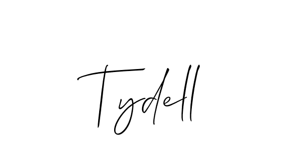 How to make Tydell signature? Allison_Script is a professional autograph style. Create handwritten signature for Tydell name. Tydell signature style 2 images and pictures png