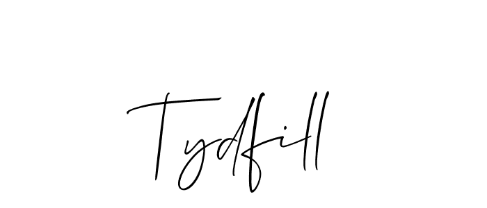 Create a beautiful signature design for name Tydfill. With this signature (Allison_Script) fonts, you can make a handwritten signature for free. Tydfill signature style 2 images and pictures png