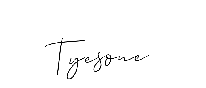 Make a beautiful signature design for name Tyesone. Use this online signature maker to create a handwritten signature for free. Tyesone signature style 2 images and pictures png