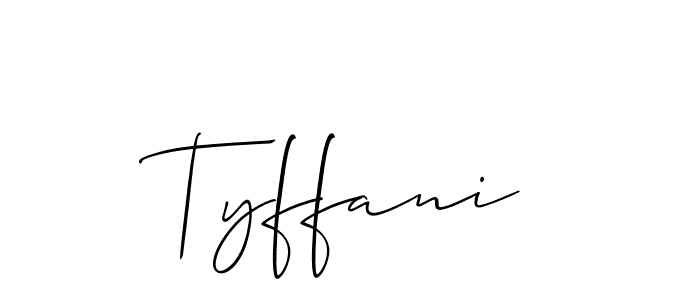 Once you've used our free online signature maker to create your best signature Allison_Script style, it's time to enjoy all of the benefits that Tyffani name signing documents. Tyffani signature style 2 images and pictures png