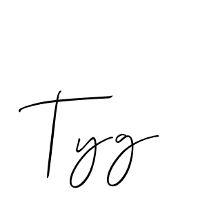 Make a beautiful signature design for name Tyg. Use this online signature maker to create a handwritten signature for free. Tyg signature style 2 images and pictures png