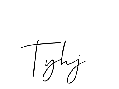 Make a beautiful signature design for name Tyhj. Use this online signature maker to create a handwritten signature for free. Tyhj signature style 2 images and pictures png