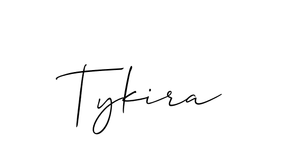 How to Draw Tykira signature style? Allison_Script is a latest design signature styles for name Tykira. Tykira signature style 2 images and pictures png