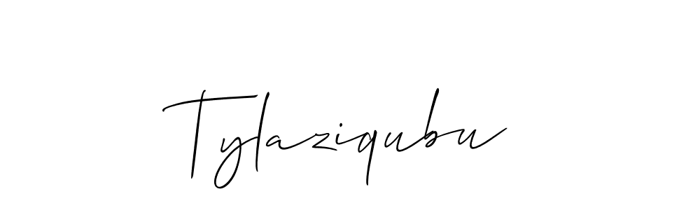 How to Draw Tylaziqubu signature style? Allison_Script is a latest design signature styles for name Tylaziqubu. Tylaziqubu signature style 2 images and pictures png