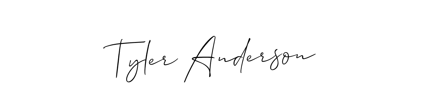 You can use this online signature creator to create a handwritten signature for the name Tyler Anderson. This is the best online autograph maker. Tyler Anderson signature style 2 images and pictures png