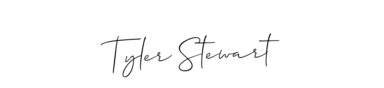 Make a short Tyler Stewart signature style. Manage your documents anywhere anytime using Allison_Script. Create and add eSignatures, submit forms, share and send files easily. Tyler Stewart signature style 2 images and pictures png