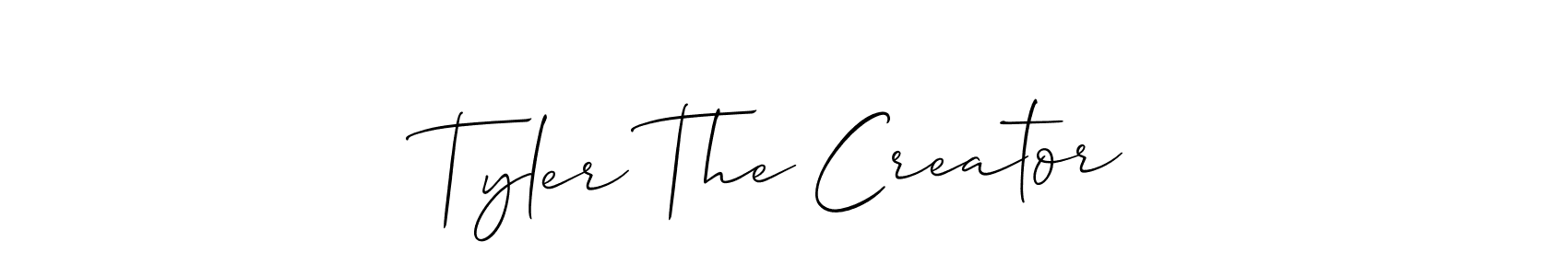 How to make Tyler The Creator name signature. Use Allison_Script style for creating short signs online. This is the latest handwritten sign. Tyler The Creator signature style 2 images and pictures png