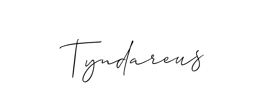 Also we have Tyndareus name is the best signature style. Create professional handwritten signature collection using Allison_Script autograph style. Tyndareus signature style 2 images and pictures png