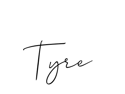 How to make Tyre name signature. Use Allison_Script style for creating short signs online. This is the latest handwritten sign. Tyre signature style 2 images and pictures png