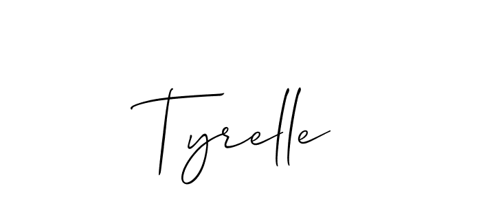 Similarly Allison_Script is the best handwritten signature design. Signature creator online .You can use it as an online autograph creator for name Tyrelle. Tyrelle signature style 2 images and pictures png