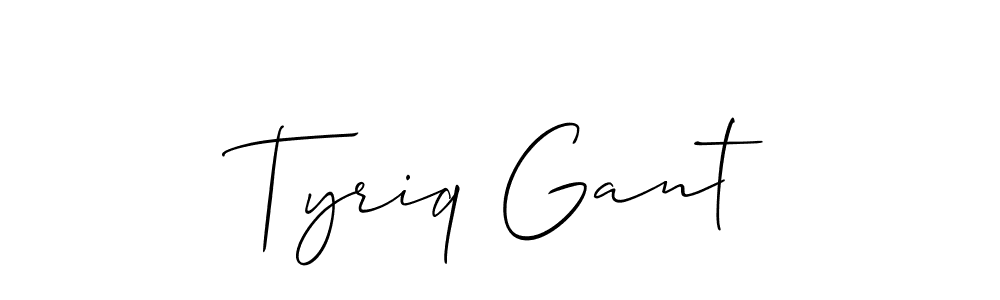 It looks lik you need a new signature style for name Tyriq Gant. Design unique handwritten (Allison_Script) signature with our free signature maker in just a few clicks. Tyriq Gant signature style 2 images and pictures png