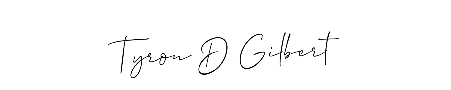 Best and Professional Signature Style for Tyron D Gilbert. Allison_Script Best Signature Style Collection. Tyron D Gilbert signature style 2 images and pictures png